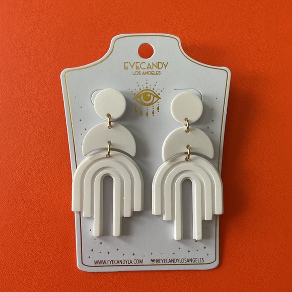 New with tags Eye candy Los Angeles acrylic dangle earrings - Picture 1 of 1